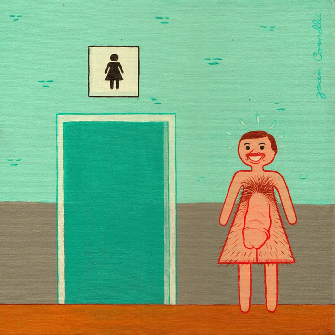 The Weird Comics of Joan CornellÃ #illustration #sexuality