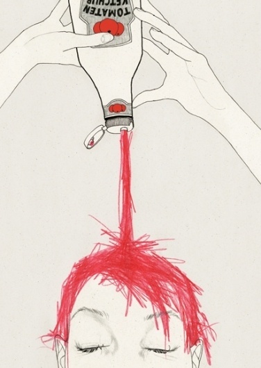 ketchup | Denise van Leeuwen #illustration