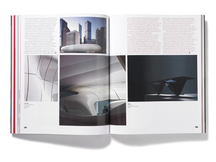 Spreads, layout, magazine