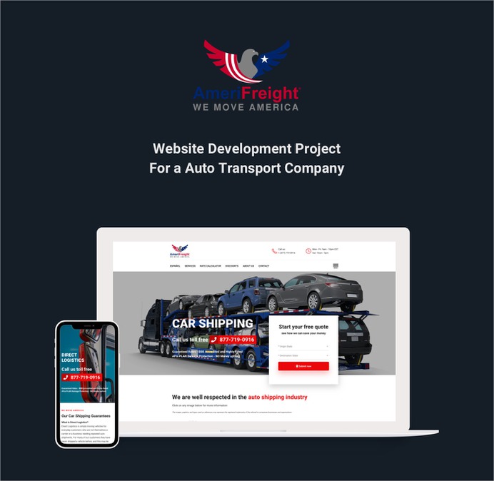 Website Development Project For Auto Transport Company!