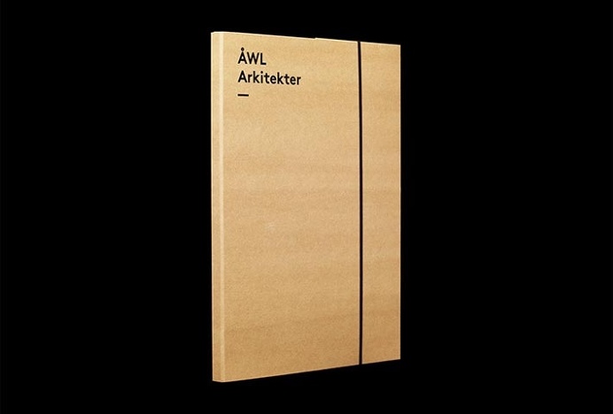 Ã…WL Arkitekter by Henrik Nygren #stationary #brand design #branding #presentation #book