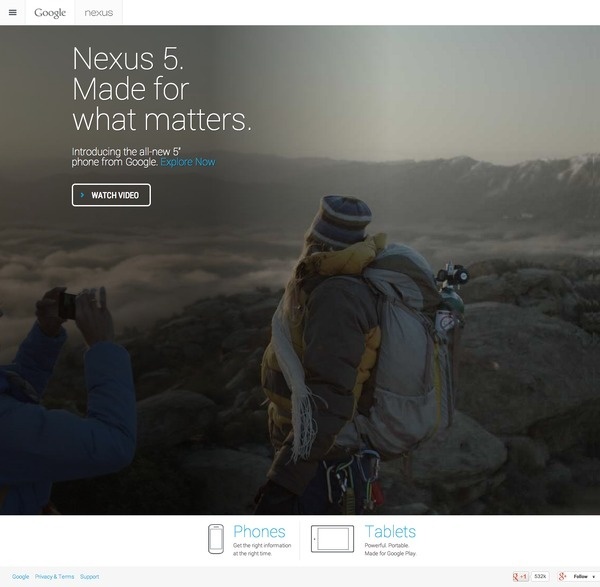 http://google.com/nexus #responsive #web #fullscreen