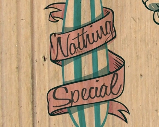 Nothing Special on the Behance Network #illustration #surfboard #retro