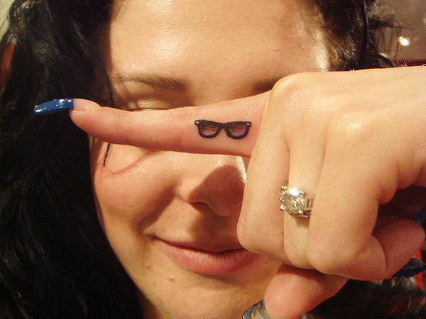 Look at me straight in the sunglasses! #tattoo