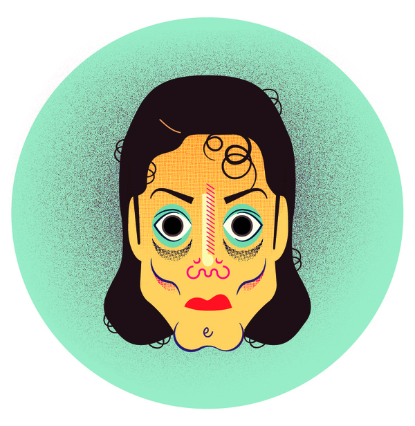 Portrait serie by medinaoscar, Michael Jackson 2000 #vector #graphicdesign #design #color #illustration #portrait #poster #face #ilustracion