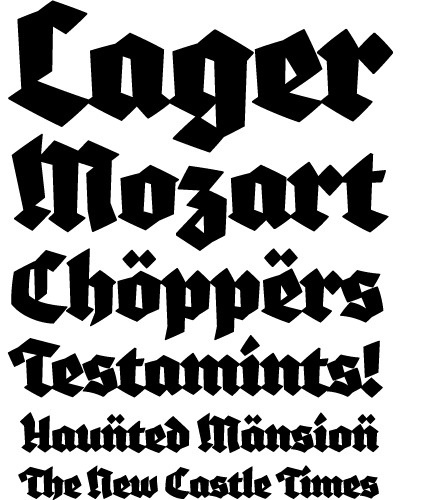 #typ3 #typeface #blackletter #specimen
