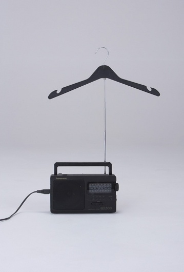 Radio + Coat Hanger : Daniel Eatock