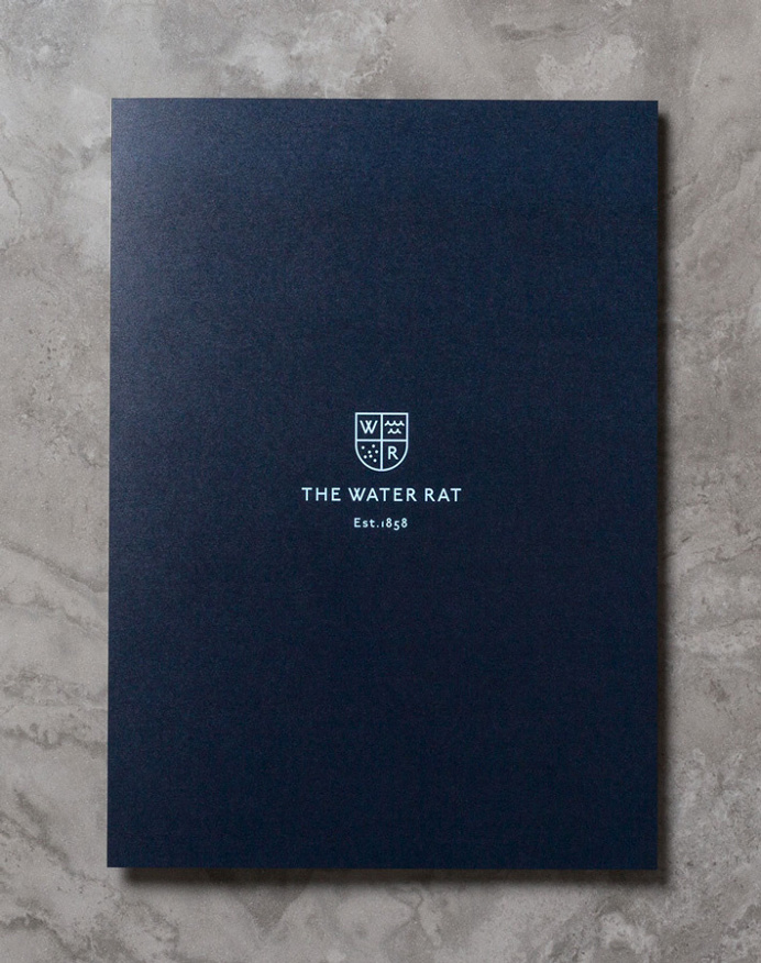 The Water Rat by Hofstede #menu #branding