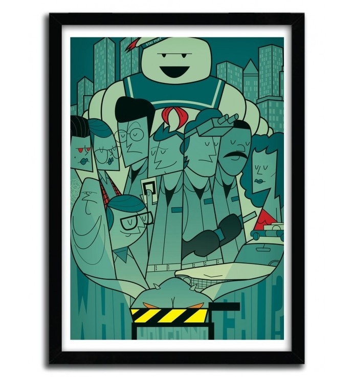 GHOSTBUSTERS by Ale Giorgini - artandtoys.com #print #art