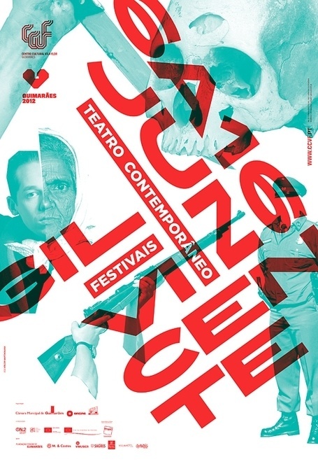 Festivais GIL VICENTE 2012 on the Behance Network #gil #teatro #festival #vicente #martino #jana