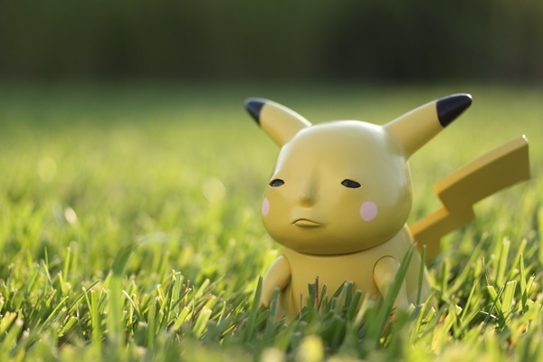 sad pikachu pokemon sculpture