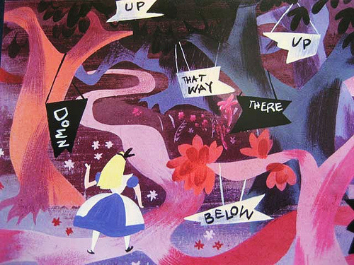 concept art by Mary Blair #mary #in #alice #illustration #disney #blair #wonderland