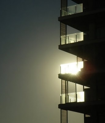 sleepless ink: Downtown Balcony #sunshine #sleeplessink #balcony #block #apartment