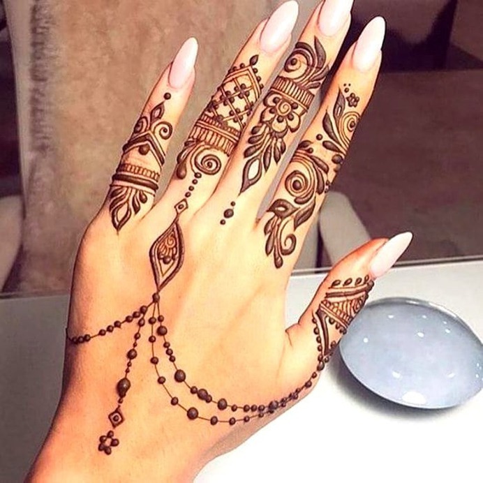 Different Styles of finger mehndi designs - PK Vogue