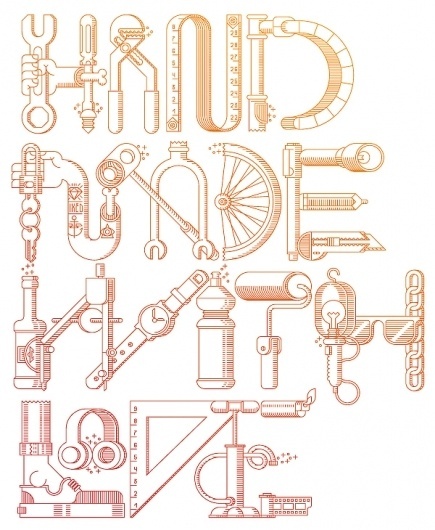 Hand Made With Love on the Behance Network #fix #bike #poster