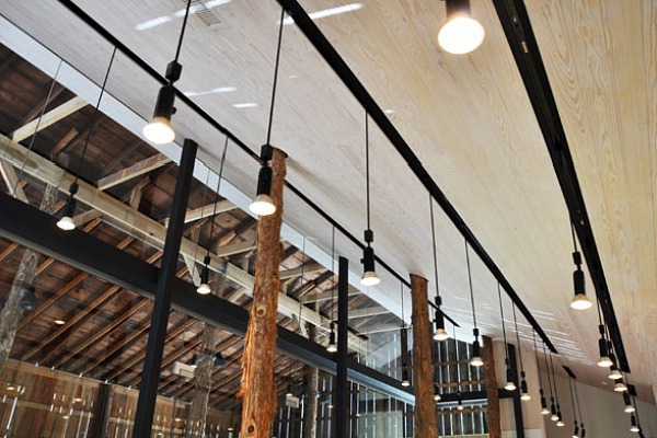 Tobacco Barn Transformed Into Visitor Center for Botanical Gardens