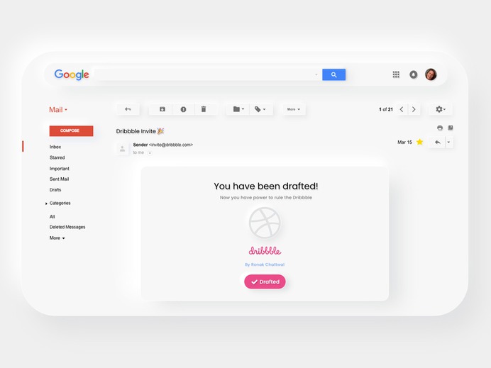 HELLO DRIBBBLE + 1 DRIBBBLE INVITE GIVEAWAY BY KHUSHBOO CHOUDHARY