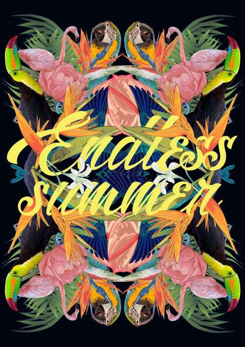 Endless Summer poster by Maria Umiewska