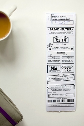 Icon's "Rethink": turning receipts into 'paper apps' #design #ticket