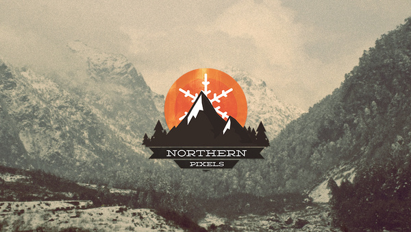 Northern Pixels by Everlong Design #mountain #snow #sweden #sun #pixel #nature #pixels #north #northern #flake #uf