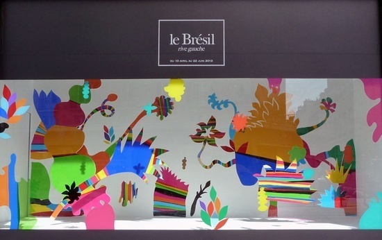 Bon Marche Brazil visual merchandising by Pedro Varela Paris #colour