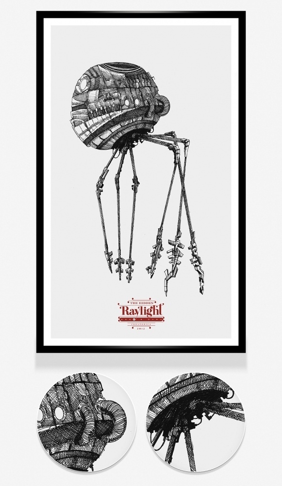 The Dark Raylight Species | Creatorica #drawn #hand #poster