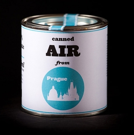 Onestep Creative - The Blog of Josh McDonald » Canned Air from Prague #packaging #design