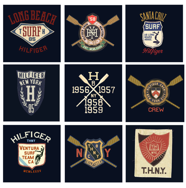 Glenn Wolk Badges For Tom Hilfiger