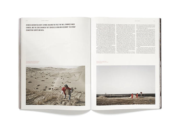 magazine layout, type, tipography