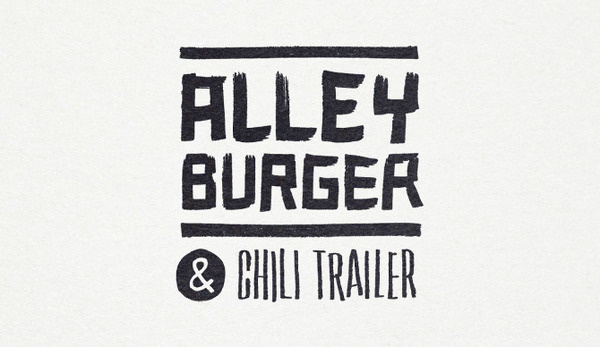 sleepop_alleyburger_logo #alley #drawn #hand #burger
