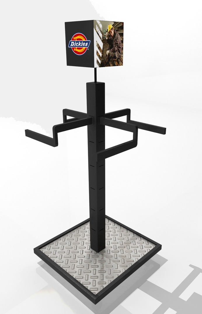Here is a hanging tower display we also designed as part of the collection.