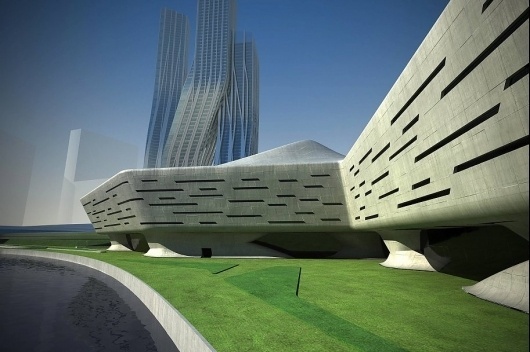 Dubai Financial Market - Architecture - Zaha Hadid Architects #dubai #hadid #architects #zaha #architecture