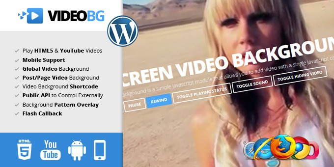 HTML5 Video Background WordPress Plugin