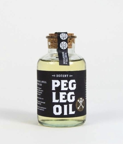 Peg Leg Oil | World Famous Design Junkies #logo #black #branding