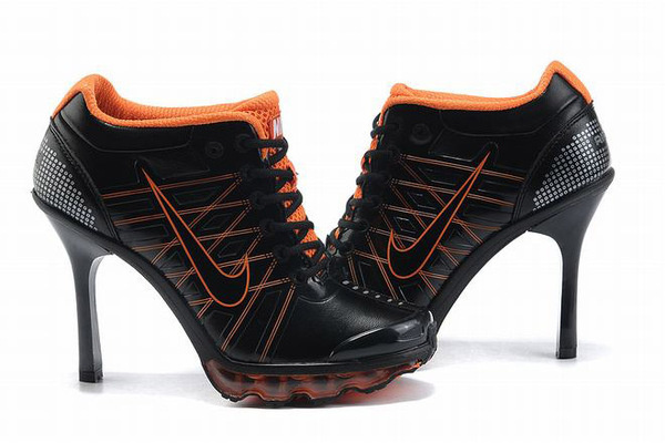 Nike Air Max 2009 Low Heels Black/Orange #shoes