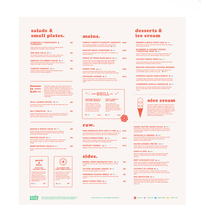 Vegetarian Restaurant branding design - by Lucas Jubb