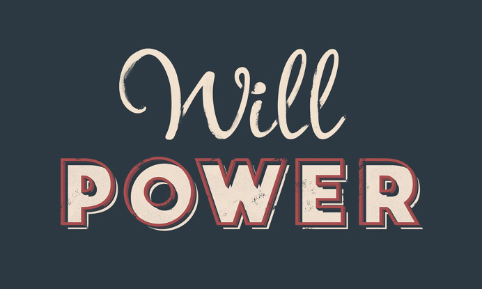 Will Power Pale Ale by Studio Epitaph #ale #typography #illustration #beer #craftbeer #power #textures #3Dtype