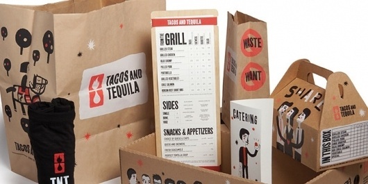 Tacos andÂ Tequila - The Dieline: The World's #1 Package Design Website -