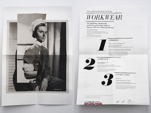 Nation – Workwear Exhibition Print Work #blackwhite #nation #print #workwear #layout #typography