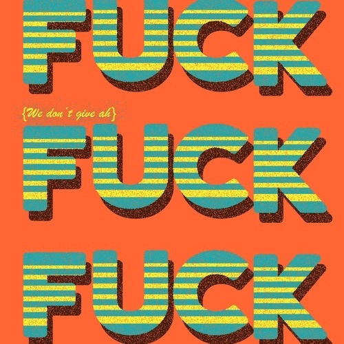 Beautiful Curse Words #lettering #typography #fu #merritt #andrew