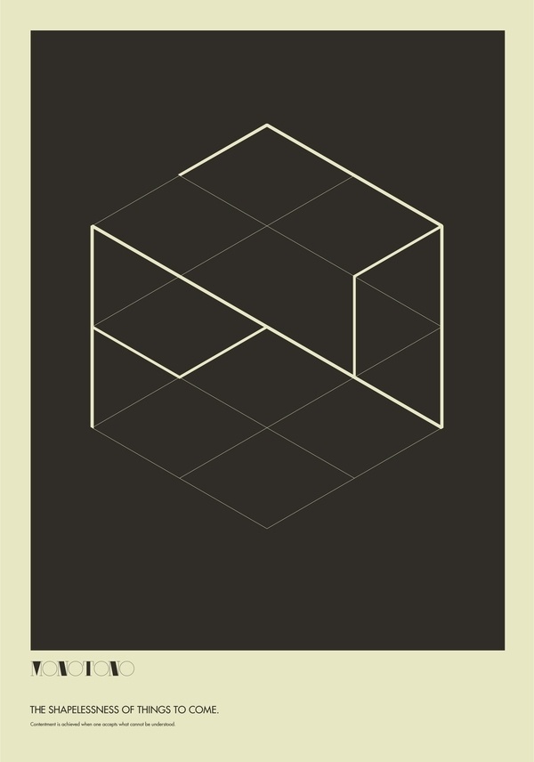 Form design idea #348: The Absurdity of Form | BLDGWLF #abstract #shapelessness #lines #design #graphic #minimalism #geo...
