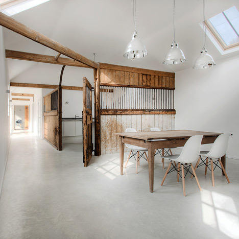 Manor House Stables by AR Design Studio #house #white #minimal