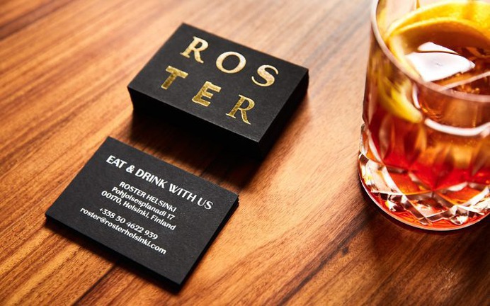 Roster restaurant branding & packaging - Grits + Grids