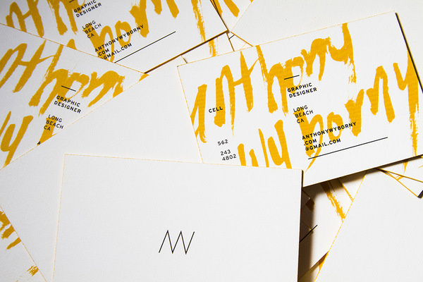 lovely stationery anthony wyborny 1 #card #name #business