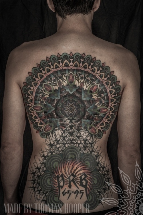 egonkey:Thomas Hooper Saved Tattoo (Brooklyn, NY) #mandala #hooper #art #thomas