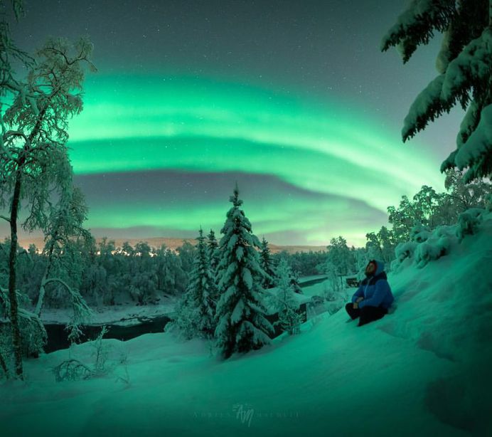 Adrien Louis Mauduit Captures The Northern Lights in Norway