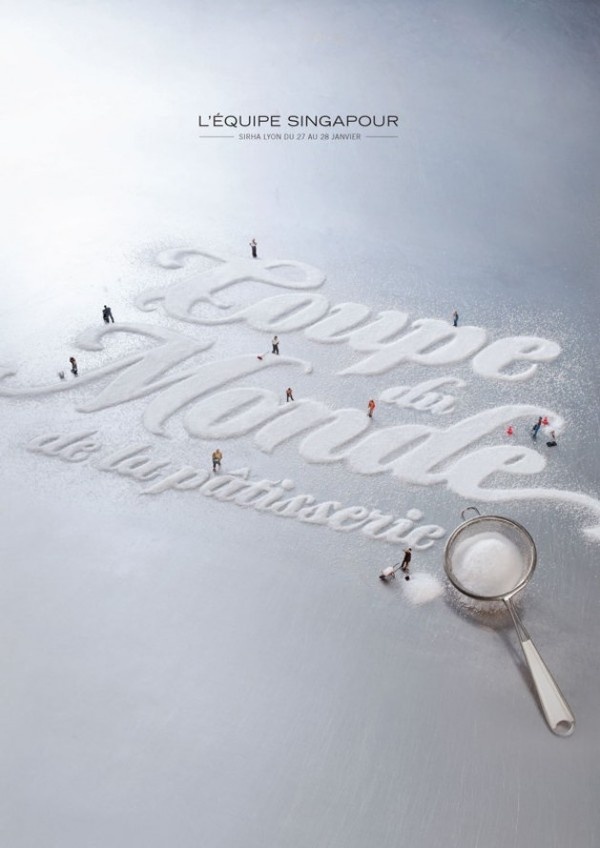 World Pastry Cup #design #poster #made #hand #typography
