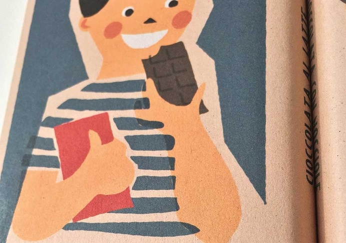 #illustration #vintage #chocolate #packaging