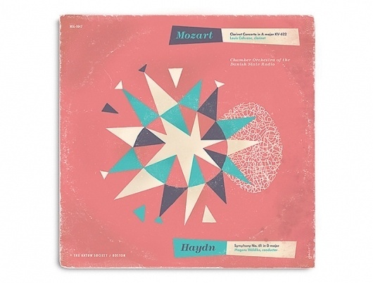 Javier Garcia Design // Work #mozard #album #garcia #retro #haydn #javier