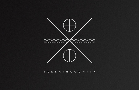 Ritxi Ostáriz. Terra Incognita #logo #inverted #minimalistic